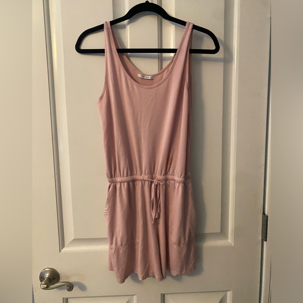 Women’s Pink Romper/coverup